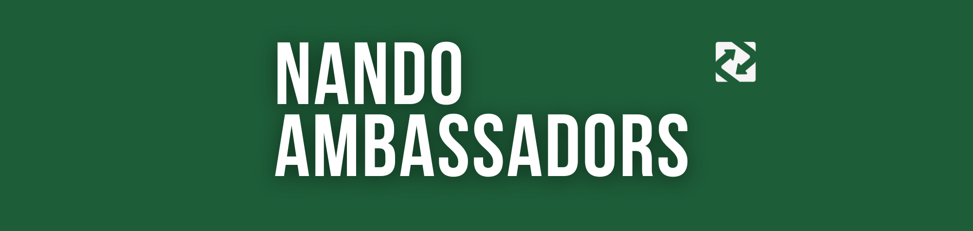 Welcome NANDO Ambassadors!